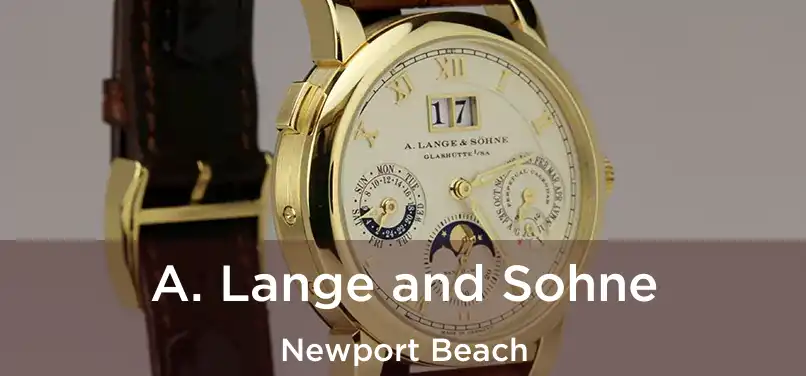  A. Lange and Sohne Newport Beach